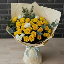 Букет цветов из:  Розы в Петропавловке Республики Бурятия