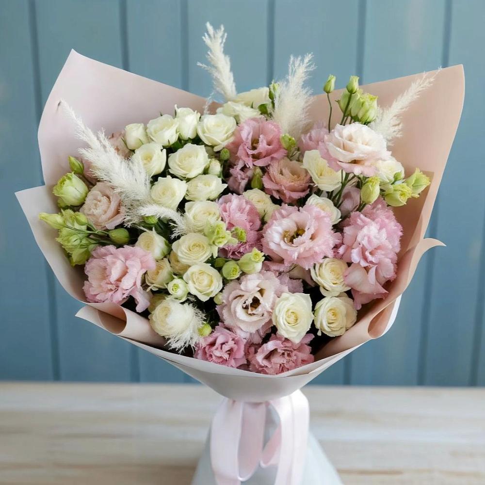 Букет цветов из: Альстромерии и Розы в Петропавловке Республики Бурятия