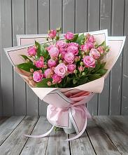 Букет Розовый кустик в Петропавловке Республики Бурятия