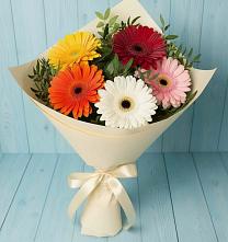 Букет цветов из:  Герберы в Петропавловке Республики Бурятия