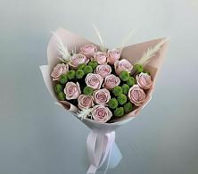 Букет цветов из:  Розы и Хризантемы в Петропавловке Республики Бурятия