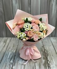 Букет цветов из:  Гвоздики, Розы и Хризантемы #REPLACE_PRED# Петропавловке Республики Бурятия