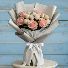 Букет цветов из:  Розы в Петропавловке Республики Бурятия