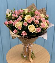 Букет цветов из:  Розы в Петропавловке Республики Бурятия