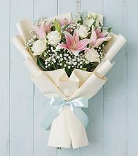 Букет цветов из:  Лилии в Петропавловке Республики Бурятия